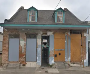 foreclosure house in New Orleans, Louisiana